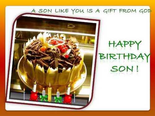 Поздравления с днем рождения сыну от мамы